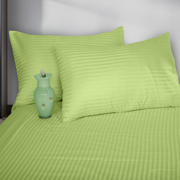 Flat Bed Sheet Striped 4 Pieces Size 240 x 250 cm  Model 006 From Family Bed
