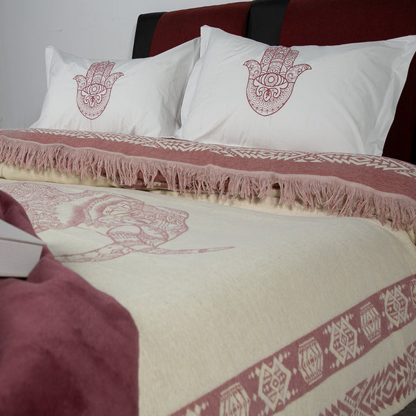 Coverlet Set Acrylic 4 Pieces Size 220 x 240 cm Model 3011 From Family Bed
