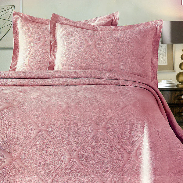 Coverlet Set Jacquard 6 Pieces Size 240 x 240 cm  Model 406 From Family Bed