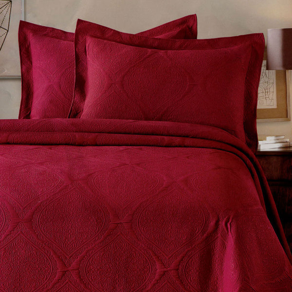 Coverlet Set Jacquard 6 Pieces Size 240 x 240 cm  Model 406 From Family Bed