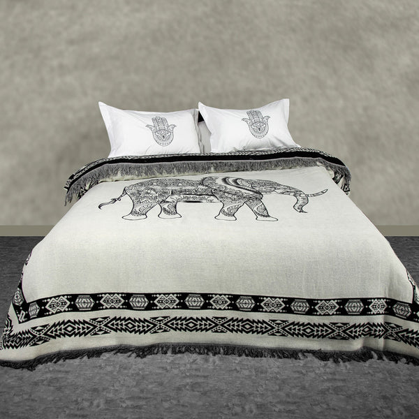Coverlet Set Acrylic 4 Pieces Size 220 x 240 cm Model 3011 From Family Bed